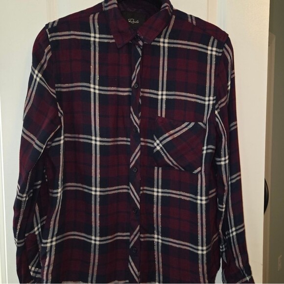 Rails Plaid Button Down Ladies Shirt - Picture 4 of 14